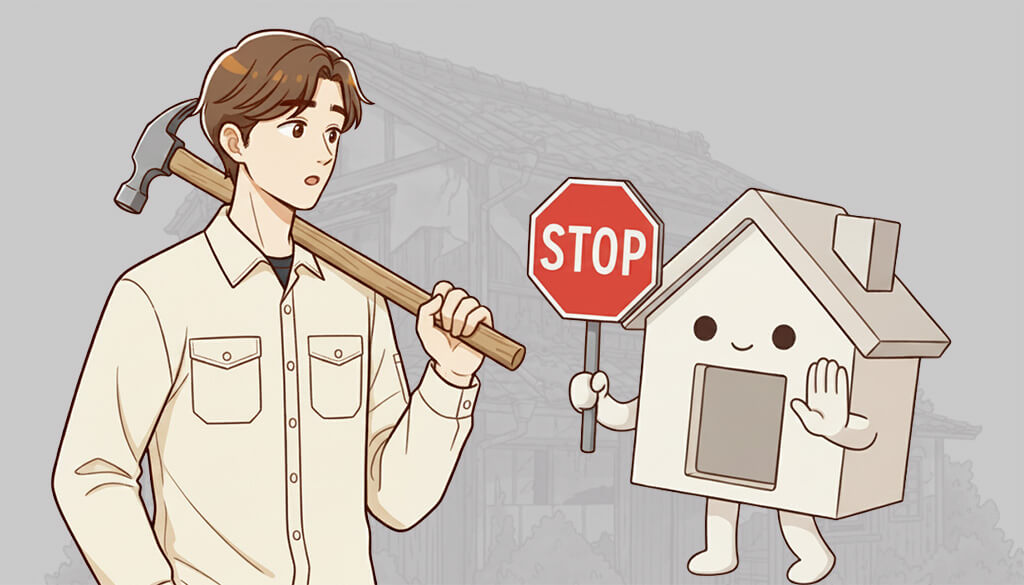 いきなりの解体はNG